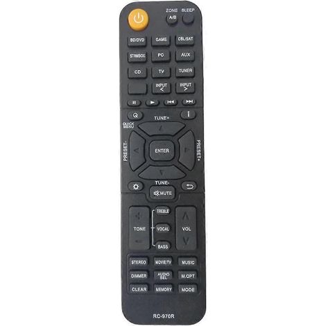 Ersatzfernbedienung RC970R, passend für TX-SR393, TX-SR494 und HT-R398 (1/4)