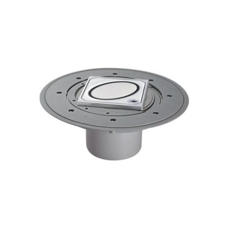 KESSEL Dünnbettaufsatz 48626 Designrost Oval,120x120 (1/2)