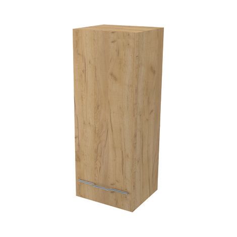 ONDEE - Media Columna suspendida ALAN L35cm - Entregado montado - Roble rústico - Chapado en madera (1/3)