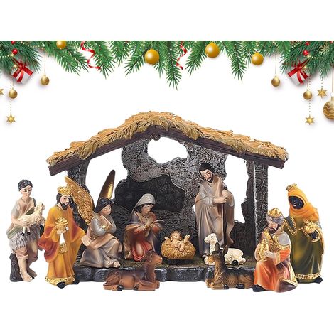 Ensemble de crèche Enfant Jésus religieux Figurines pour (1/5)