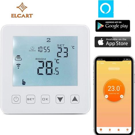 Cronotermostato da incasso wifi touch TUYA