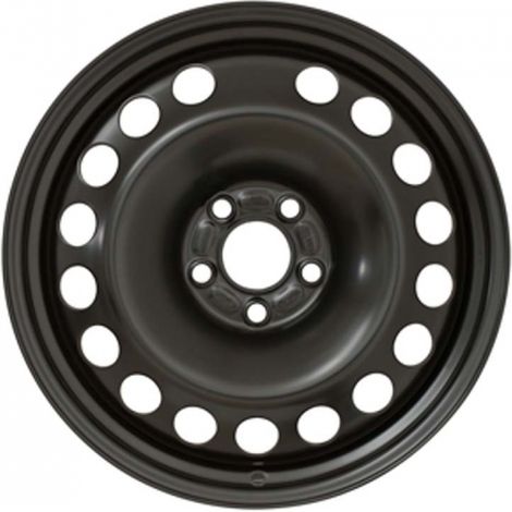 Jante tôle 17 pouces - 5 Trous - 7,5x17  5x107,95  ET55  AL63,35  noir
