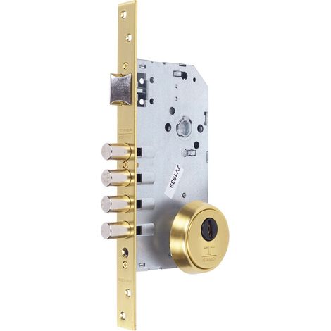 Cerradura seg. mad.emb. 60mm r200b666l lat 1p tesa