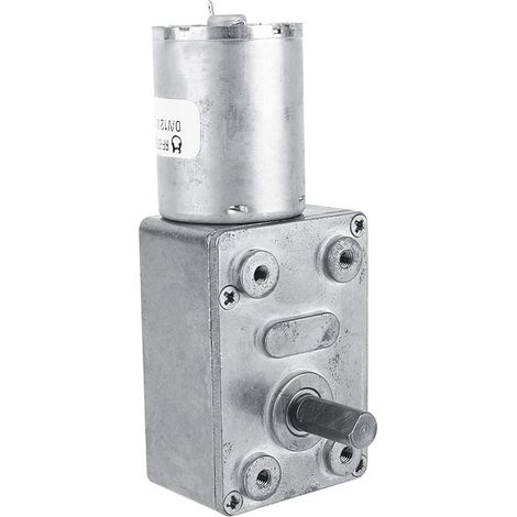 12V 6RPM Reversible Reduction Electric Motor Worm Gear Gear Motor For Industrial Application (1/5)