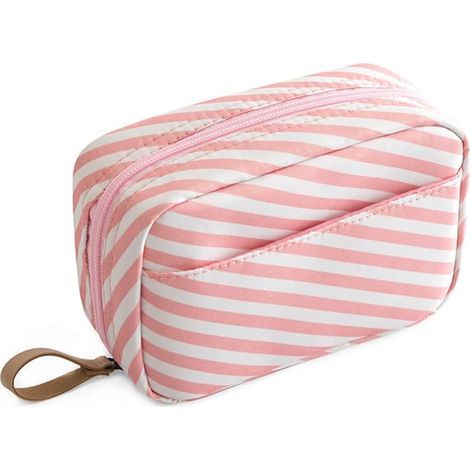 Sac à cosmétiques paresseux, accessoires de voyage imperméables (rose),
