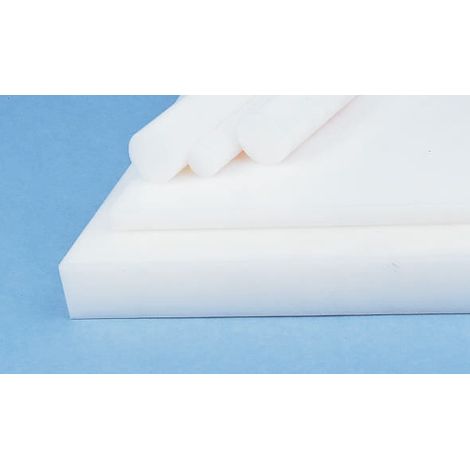 Plaque POM RS PRO Blanc, 500mm x 330mm x 25mm ( Prix pour 1 Lot )