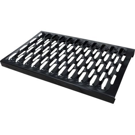 DAPRONA Laufrost für Schornsteinfeger, Robustes Gitterrost, Nutzbar als Fluchtweg - Schwarz, 120cm