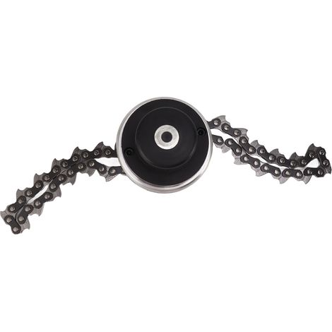 Tête de rechange pour tronçonneuse, outil de jardinage extérieur, résistante à l'abrasion, sans fil, noire (1/5)