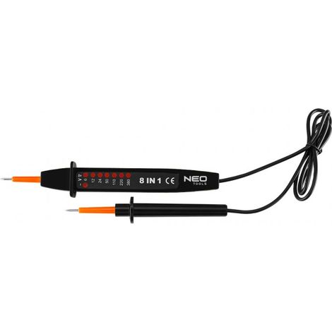 FPLUS detector de tensión bipolar 220-400v , El comprobador de tensión multifuncional 8 en 1 CA/CC 6-380 V 94-006 NEO es una herramienta multitarea indispensable para electricistas (1/5)