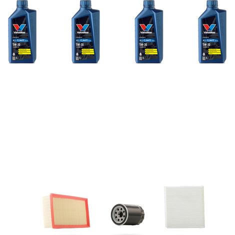Kit tagliando 3 FILTRI e 4L OLIO compatibile con Audi A4 (B6,B7) 1.8 20v turbo 125kw dal 2001 al 2004 (1/5)