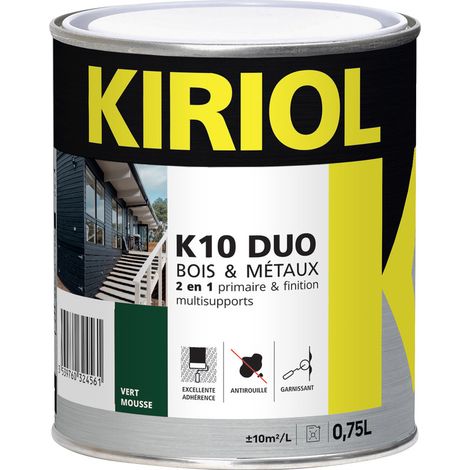 Vernice antiruggine K10 Duo COMUS Verde muschio satinato 0,75L - A005376