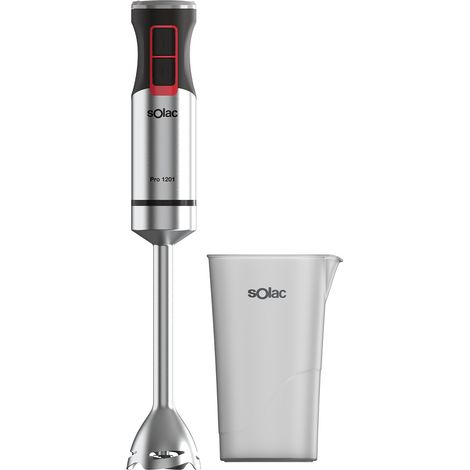 Batidora de Mano SOLAC BA5615 Pro 1200   1200W, Inox y negro