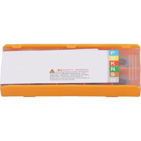 10 inserts de tournage CNC carbure cémenté multicouche revêtus ronds pour fraisage matériaux non ferreux (1/5)