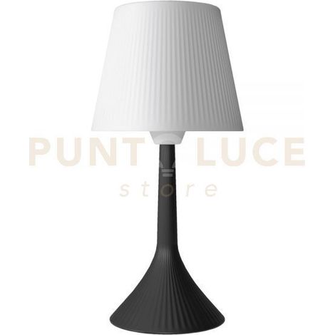 LAMPADA DUSE NERO OPACO 1 LUCE ATTACCO E14
