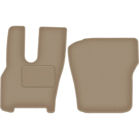 Tappetini in velluto per: camion DAF XF (sedile pneumatico destro) (2022-) beige (1/5)
