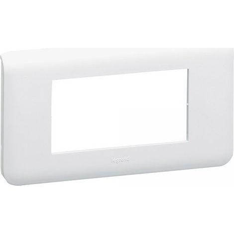 Plaque pour 4 modules horizontal Mosaic Legrand 078814