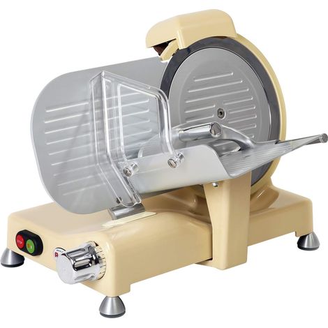 RGV affettatrice Special Edition 25 Avorio, Made in Italy, Lama Ø 250 mm, 140 W, Alluminio, Avorio