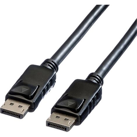 Roline DisplayPort Cavo Spina DisplayPort 10.00 m Nero 11.04.5986 Schermato Cavo Displayport (1/3)