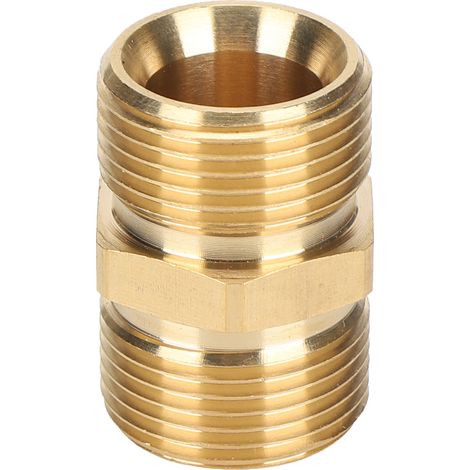 Adaptateur de pulvérisateur haute pression en laiton M22 filetage mâle métrique 14 mm raccord de tuyau coupleur