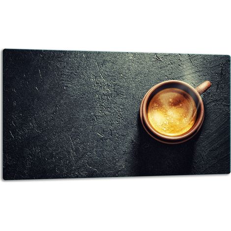Glasschild Schneidebrett 52x30 Kaffee (1/5)