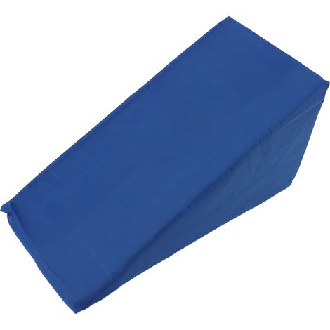 Oreiller de surélévation de bras, coussin cale-bras pour le sommeil, coussin de récupération pour bras cassé, coussin cale-bras triangulaire bleu (1/5)