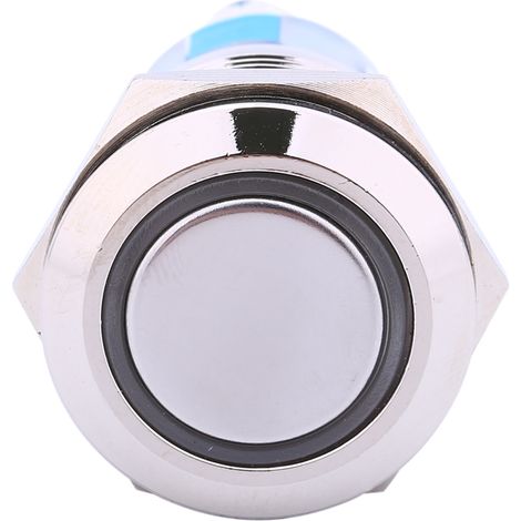 Interrupteur Push Auto Étanche LED Bleu 12V Bouton Métal Lumière Angel Eye AP (1/5)
