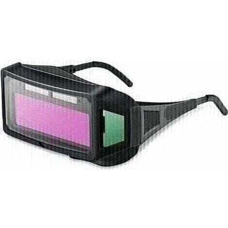Lunettes de soudeur réglables, lunettes de soudeur à énergie solaire avec assombrissement automatique, lentille PC arc électrique, lunettes de soudage anti-éblouissement pour protection (1/5)