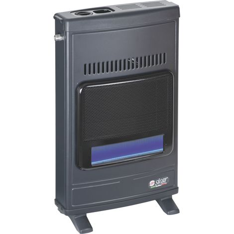 Sicar STUFA BLUE-FLAME METANO A PARETE 4.100 W Col. Grigio