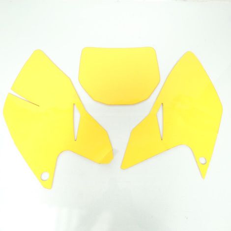 Kit déco 3 pièces jaune Autocollant stickers Ace pour moto (1/2)