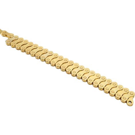 Rennradkette, 116 Glieder, legierter Stahl, 11 Gänge, goldfarben. (1/5)