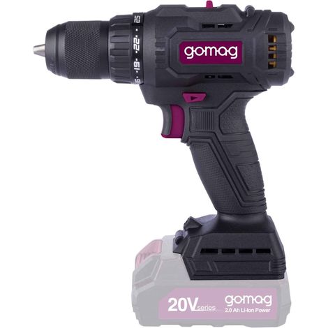 Gomag Akku-Bohrschrauber GO-BS60BL 20V Akkuschrauber mit 60 Nm Drehmoment (1/5)