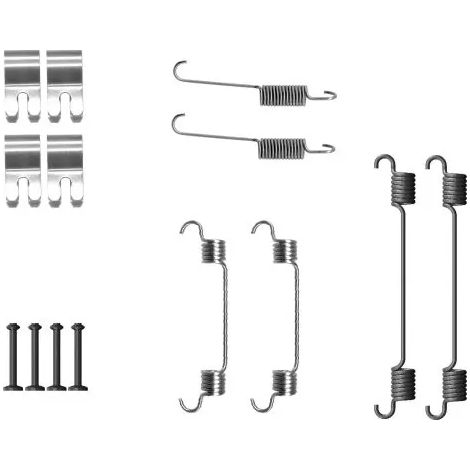 Kit d'accessoires, mâchoire de frein Textar 97049000 NISSAN