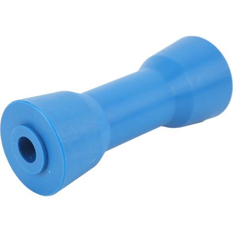 Rouleau de quille en PVC bleu, Durable, auto-centrant, 160mm, pour remorques et bateaux (1/5)