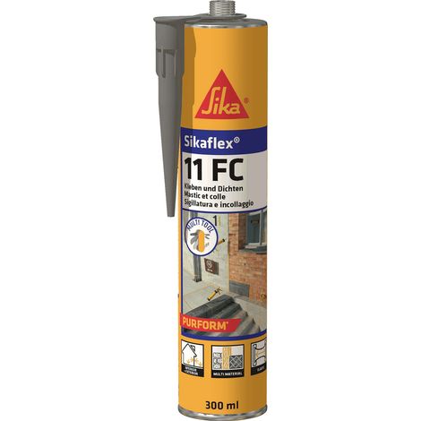 Sikaflex-11FC Purform elast. Kleb&Dichtstoff 300ml betongrau (1/5)
