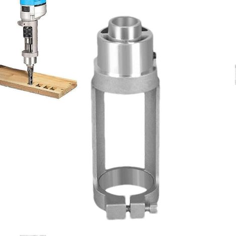 Adaptateur pour foret à trou carré, compatible avec les forets carrés pour le travail du bois - Adaptateur pour mèche à mortaiser standard - Accessoire de perçage, adaptateur pour mèche à mortaiser co (1/4)