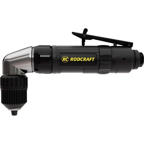 Perceuse à air comprimé, vitesse de rotation 1400 tr/min, puissance 300 W, jusqu'à 10 mm, tête de forage coudée à 90° (1/3)
