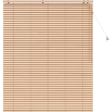 Jalousie Eichenoptik 125 x 160 cm 35 mm Massives Paulownia-Holz vidaXL