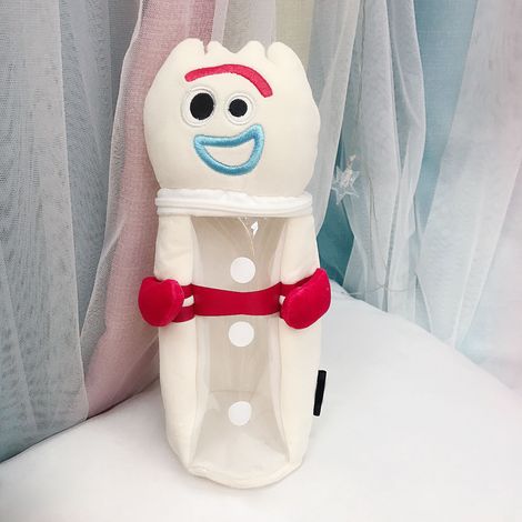 Trousse en peluche transparente, forme mignonne de dessin animé, grande capacité de rangement pour étudiants enfants Type1 (1/5)