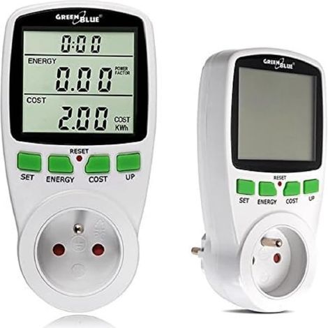 GB202 Energy Consumption Meter Wattmeter Plug Energy Meter (1/3)