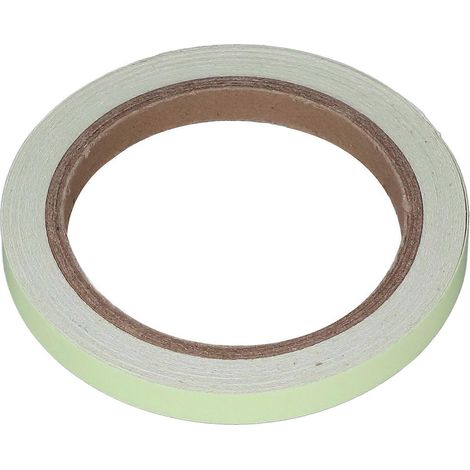10 m langes fluoreszierendes Band, leuchtet im Dunkeln, wiederaufladbar unter UV-Schwarzlicht, haftet auf glatten Wänden und Treppen, langlebiger phosphoreszierender Streifen. (1/5)