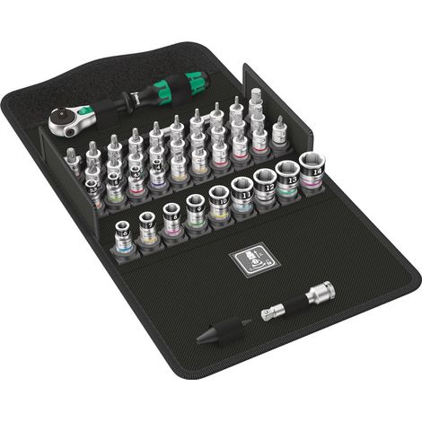 WERA 8100 SA All-in Zyklop Speed- Knarrensatz 1/4" Antrieb metrisch 003755