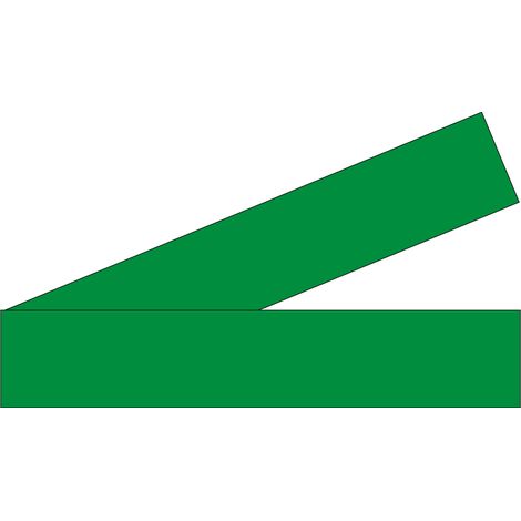 Lot 2 bandes 52mm x 1m - Lignes Pleines Vert - 4641591 (1/2)