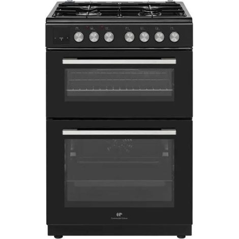 Continental Edison CECDF6060IBD Gasherd schwarz 4 Kochstellen (1/2)