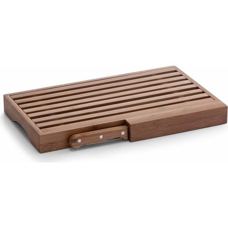 Brotschneidebrett mit Messer 39.5 x 23.5 x 4 cm