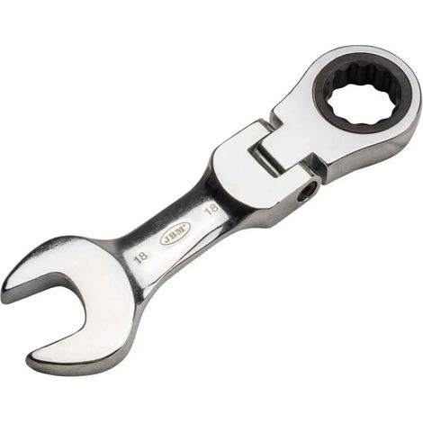 Clé à cliquet articulée jbm articulated ratchet wrench 5 degrés 180 degrés