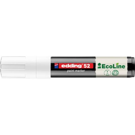 Edding 52 EcoLine 4-52-049 Marcatore a vernice Bianco 4 mm, 15 mm