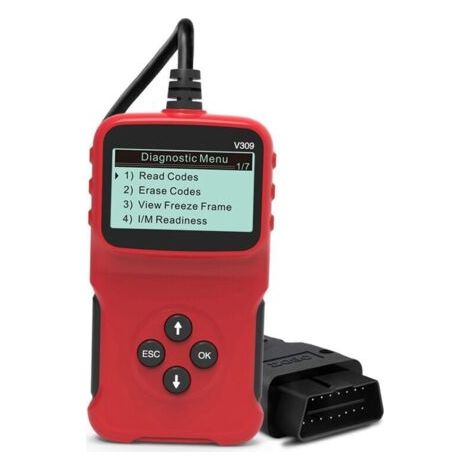 ALLIANDISV309 Outil de diagnostic automobile OBD2 universel pour toutes les voitures de 1996 et plus (1/4)