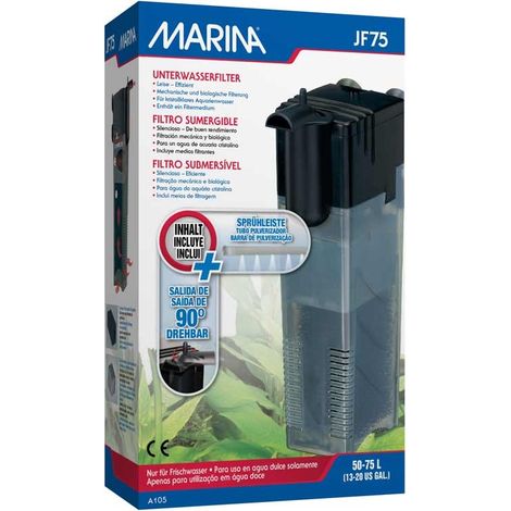Meeresstrahlfilter 75 fÐ©r Aquarien von 50 bis 75 l