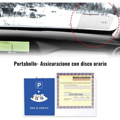 Portabollo con Disco Orario