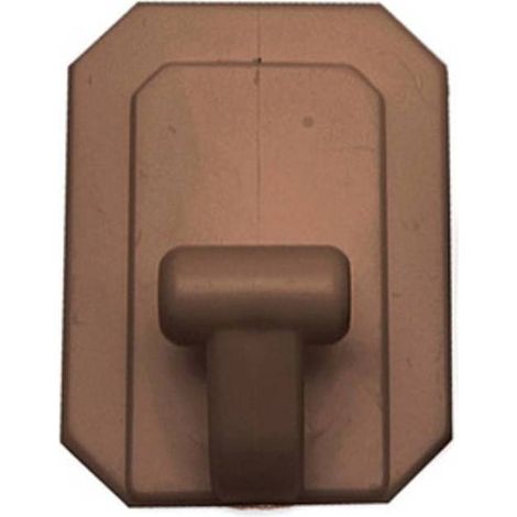 25 x GANCIO ADESIVO GIGANTE PLASTICA 60X80 MM MARR